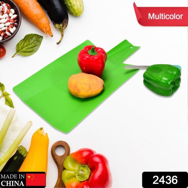 2436 Kitchen Folding Chopping Board Cutting Board Plastic Cutting Board Foldable Cutting Chopping Block Cooking Kitchen Accessories.