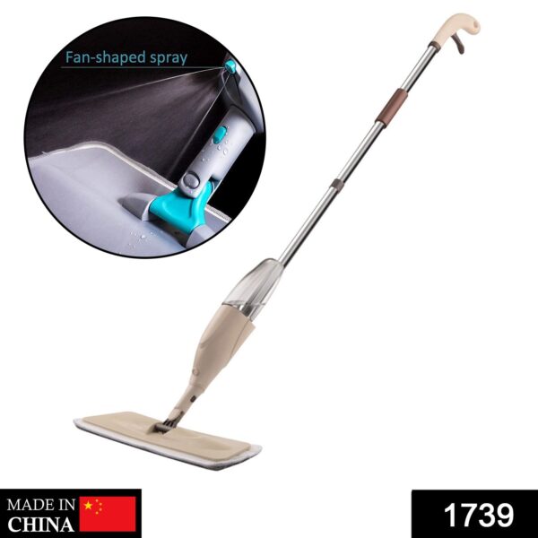 1739 Floor Cleaning Spray Mop with Removable Washable Cleaning Pad, Spray Mob