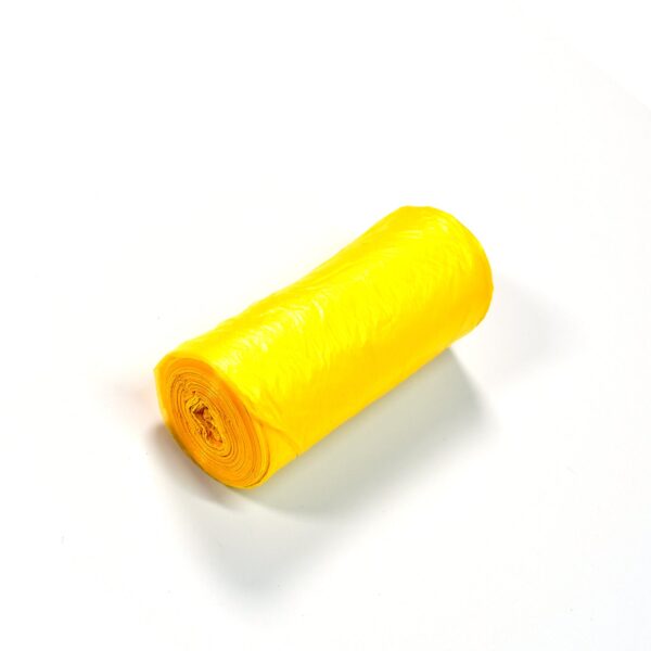 9255 1Roll Yellow Garbage Bags/Dustbin Bags/Trash Bags.