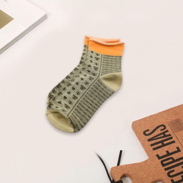 7356 Socks Breathable Thickened Classic Simple Soft Skin Friendly (1Pair) (Moq :-3), Moja