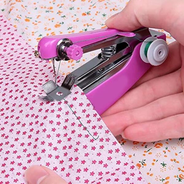 1237 Handy Stitching Stapler Machine Pocket Portable Mini Sewing Cordless Hand-Operated Manual Stitch Stapler Sillai Machine for Garment, Cloth