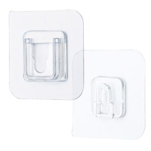 7433 Transparent Adhesive Male Hook Used For Ha...