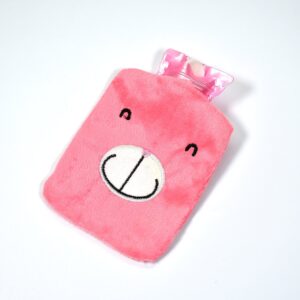 6502 Pink small Hot Water Bag with Cover for Pa...