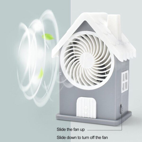 4799 Mini House Fan House Design Rechargeable Portable Personal Desk Fan For Home , Office & Kids Use