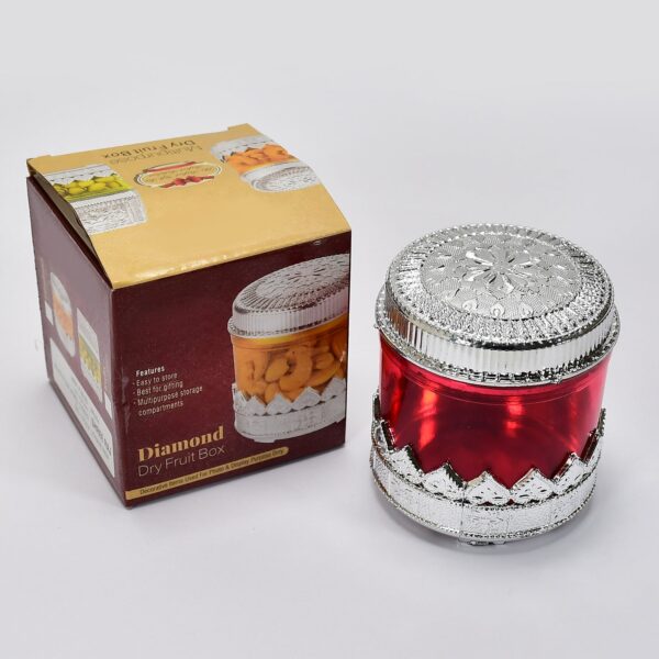 5203 Diamond Design Dryfruit Storage Container Or Storage Box DoeDap