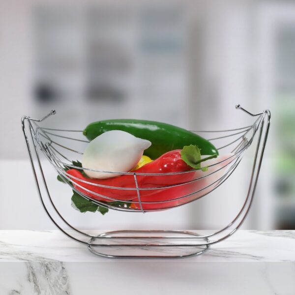 5262 Swing Fruit Basket Storage Bowl Plate Vegetables Display Stand Rack Decor