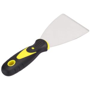 7479 Putty Knife Set with Soft Rubber Handle for Drywall, Putty, Decals, Wallpaper, Baking, Patching and Painting