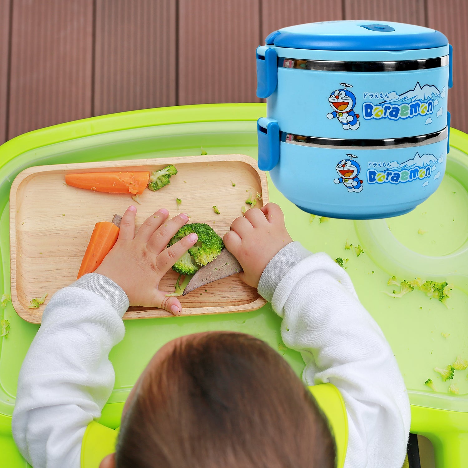 05_51d8506d-6dbf-42c0-bbd5-c12bf5c523aa 2873A Doraemon 2layer Lunch Box Steel High Quality 2 Layer Tiffin Box For Home , Office & School Use