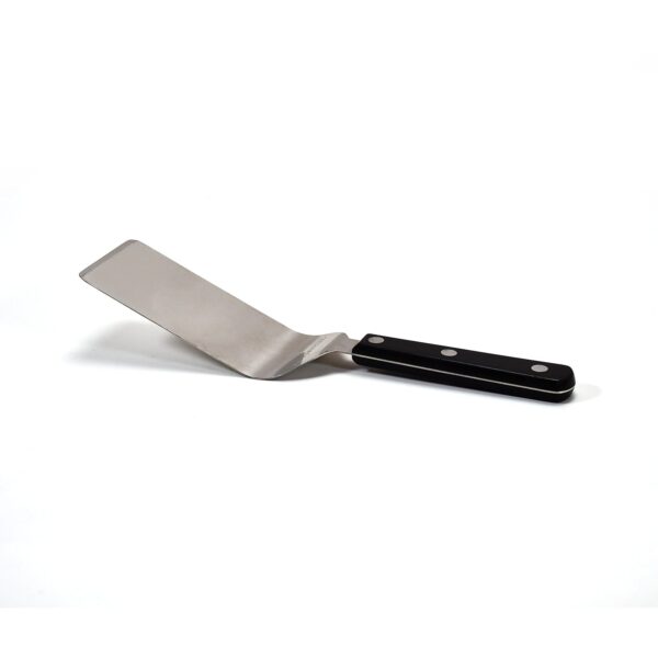 0173 Stainless Steel Turner With Black Handle