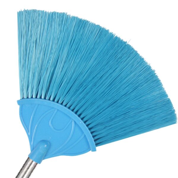 4699 Broom with Long Stainless Steel Rod and Extendable Cobweb Cleaner Stick, Jadhu