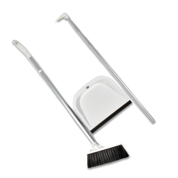 7871 Broom and Dustpan Cleaning Set Long Handled Dustpan and Brush Handle Dust Pan Broom Sweeper Long Handle Broom and Dustpan Set for Kitchen,Home,Lobby Schools,Hospital etc.