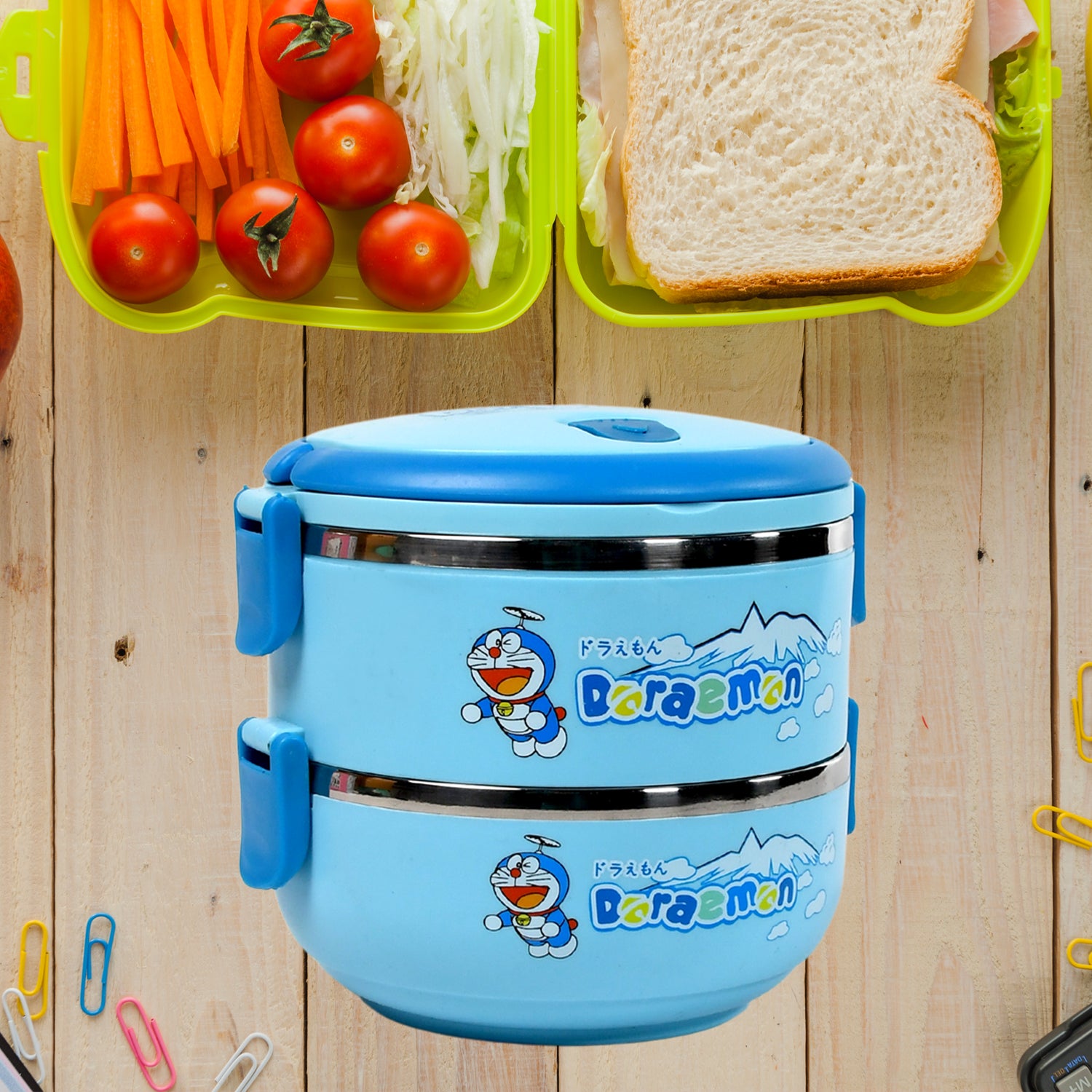 06_b402e062-dde8-4272-bebe-c801e437ae9c 2873A Doraemon 2layer Lunch Box Steel High Quality 2 Layer Tiffin Box For Home , Office & School Use