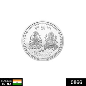 0866 Silver color Coin for Gift & Pooja (Not silver metal)