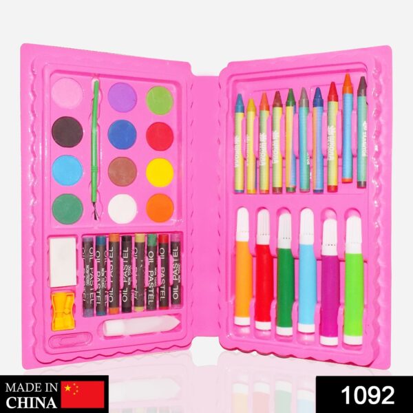 1092 Art and Craft Color Kit (Crayons, Water Color, Sketch Pens) - 42 Pcs
