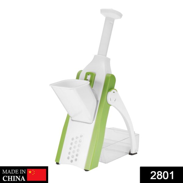 2801 MULTI FUNCTIONAL TIME SAVING ADJUSTABLE HAND PRESS VEGETABLES CHOPPER