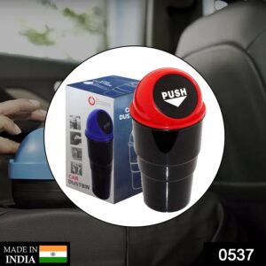 0537 Car dustbin Garbage, Mini Car Trash Can, Small Automatic Portable Trash Can for Car, Home, Office.