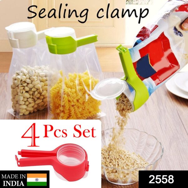 2558 Portable Seal Pour Food Storage Bag Clip Snack Sealing Clip