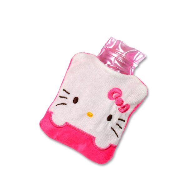 6520 Pink Hello Kitty small Hot Water Bag with Cover for Pain Relief, Neck, Shoulder Pain and Hand, Feet Warmer, Menstrual Cramps.