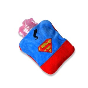 6530 Superman Print small Hot Water Bag with Co...