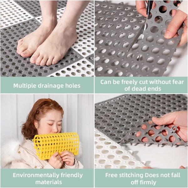 4775 Bath Anti Slip Mat Used while bathing and toilet purposes to avoid slippery floor surfaces. (Moq :-6)