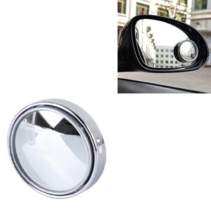 6205 360DEGREE BLIND SPOT ROUND WIDE ANGLE ADJUSTABLE CONVEX REAR VIEW MIRROR – PACK OF 2