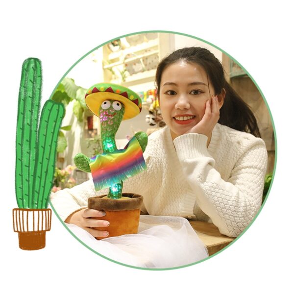 8047 Dancing Cactus Talking Toy, Chargeable Toy