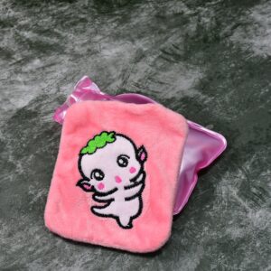 6532 Pink Cartoon small Hot Water Bag with Cove...