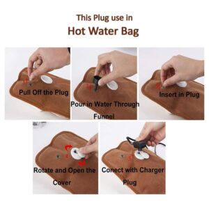 6140 5 Pc Hot Water Bag in Water Stopper used a...