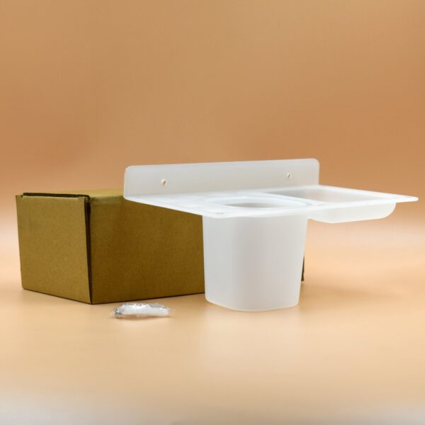 4776 3 in 1 Plastic Soap Dish and plastic soap dish tray used in bathroom and kitchen purposes.