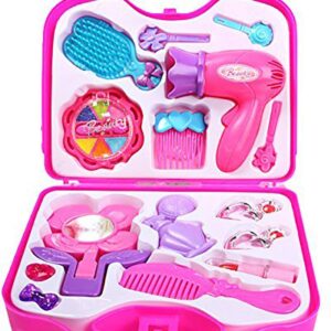 1908 Beauty Make up Set for Kids Girls with Fold-able Suitcase (Multicolour)