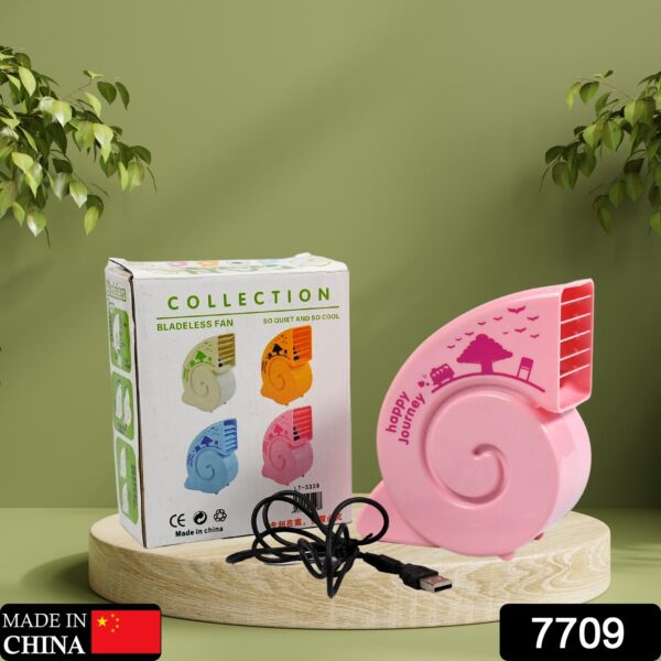 7709  Cute Bright Color Desktop Office USB Mini Fan Battery USB Fans USB Mini Fans