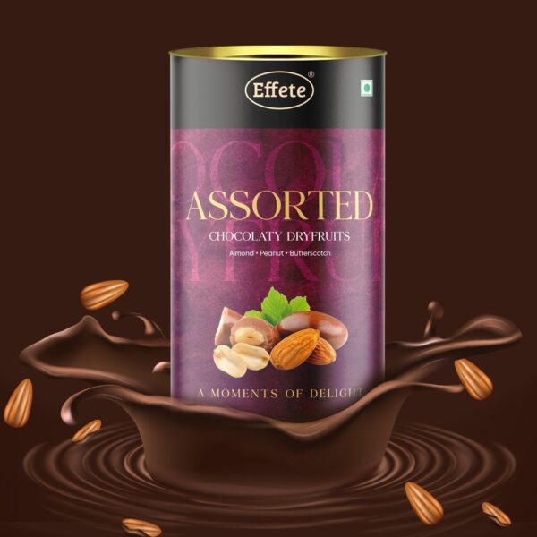 7808_Effete Assorted Chocolate Dryfruits - Almonds, Peanut & Butterscotch