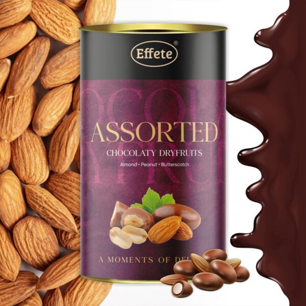 7808_Effete Assorted Chocolate Dryfruits - Almonds, Peanut & Butterscotch