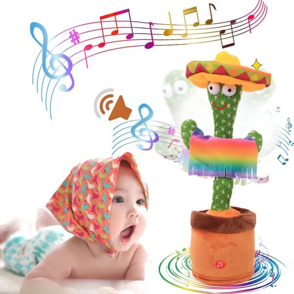 8047 Dancing Cactus Talking Toy, Chargeable Toy