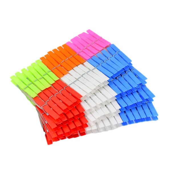 6216  Multi Purpose Plastic Clothes Clips for Cloth Drying Clips (set of 144Pc)