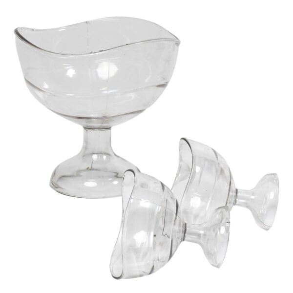 5297 Royal Style Dessert & ICE Cream Cup Bowl Plastic 6pcs For Home , Office & Party Use