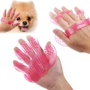 172 Rubber Pet Cleaning Massaging Grooming Glov...